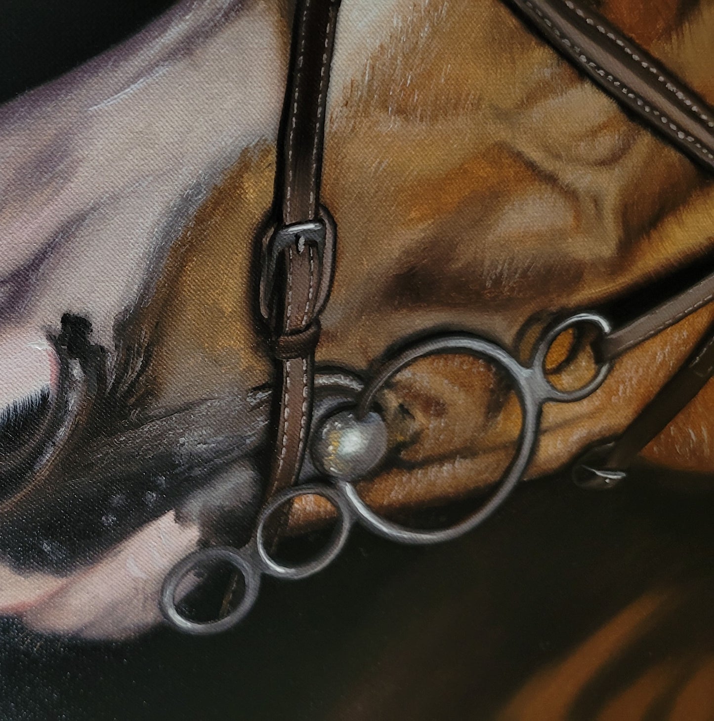 Noble Watcher - Horse Painting