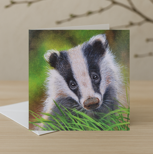 Badger Greeting Card
