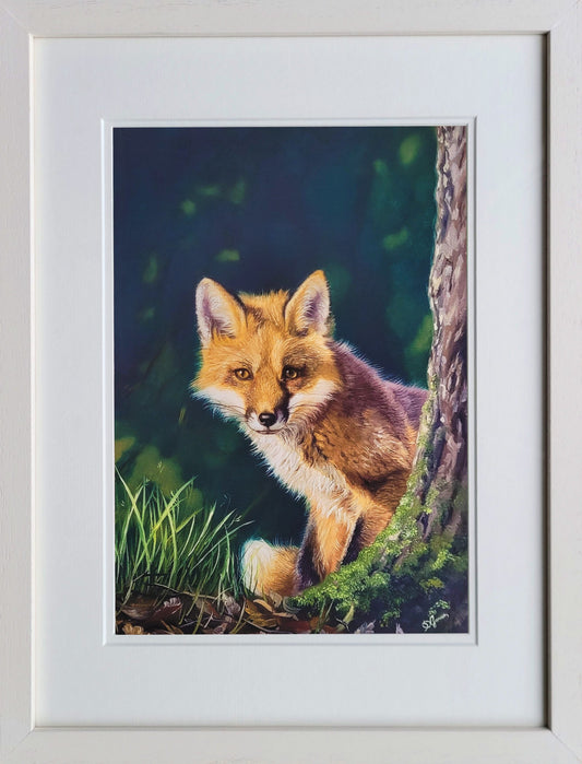 Forest Whispers - The red Fox - 43 x 55 cm