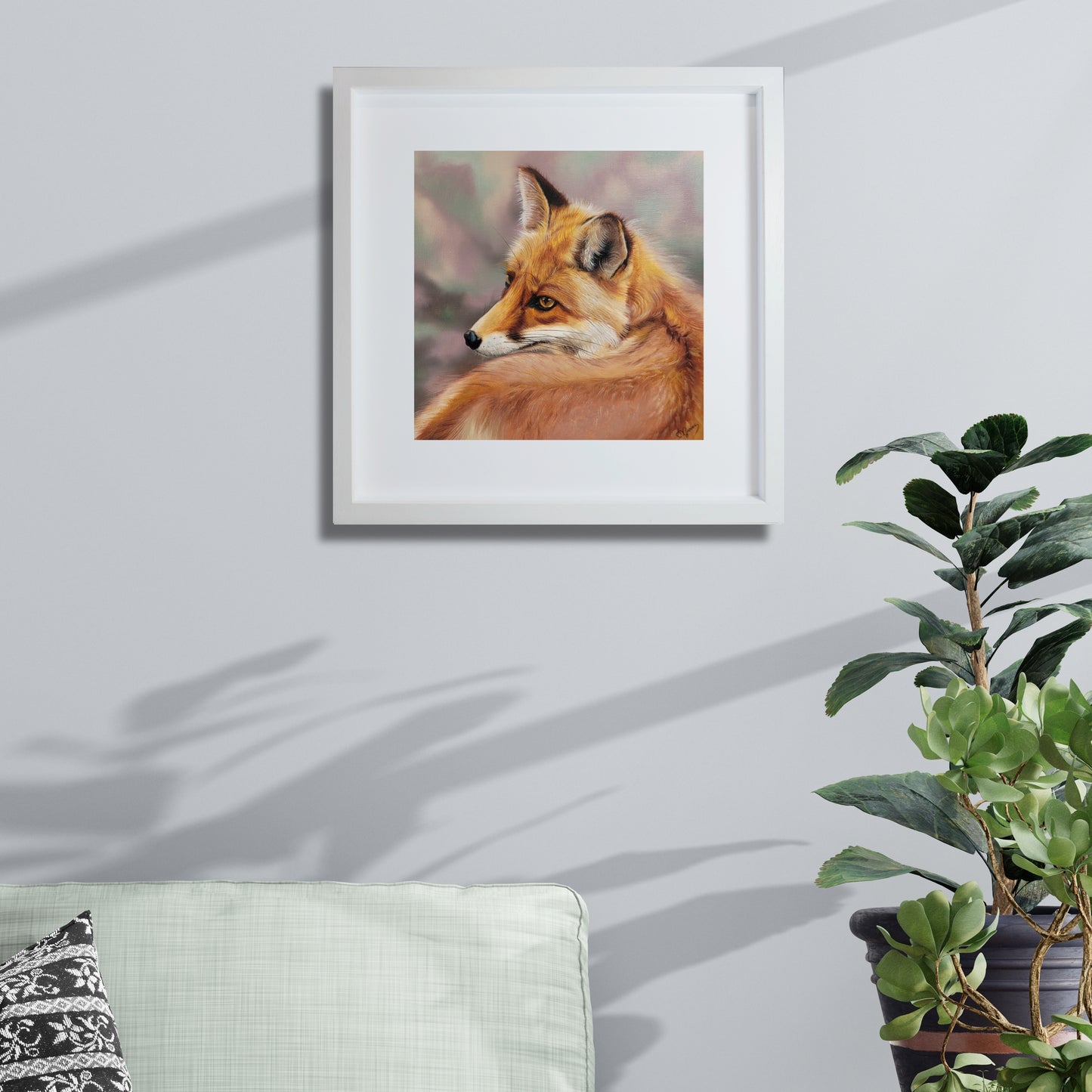Fox Painting - Between Then and Now
