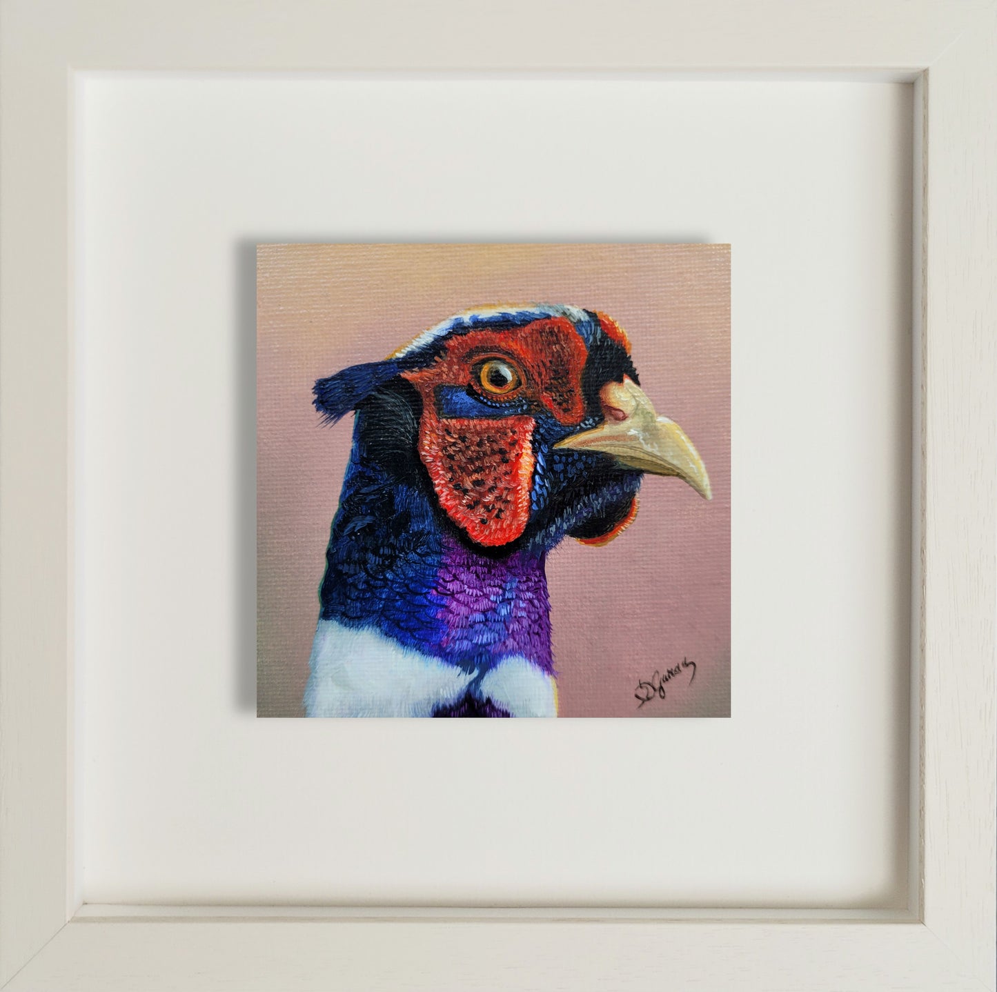 Portrait of a Pheasant | Original Pheasant Oil Painting