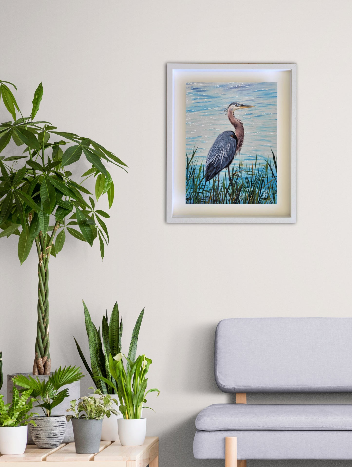 Heron Painting