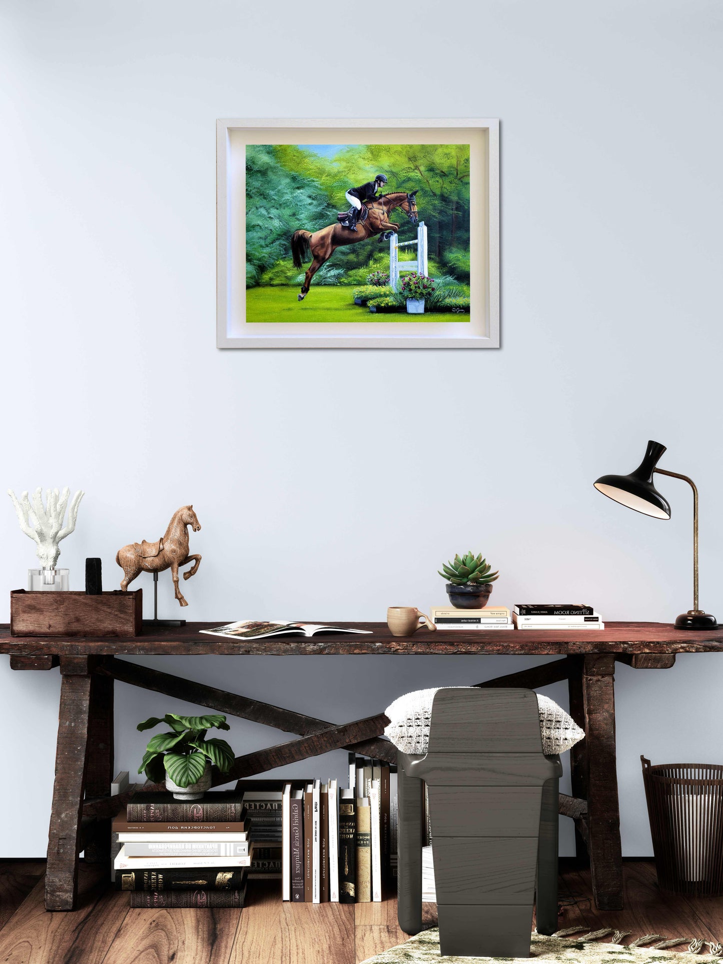 Leap of Triumph - Equestrian Art