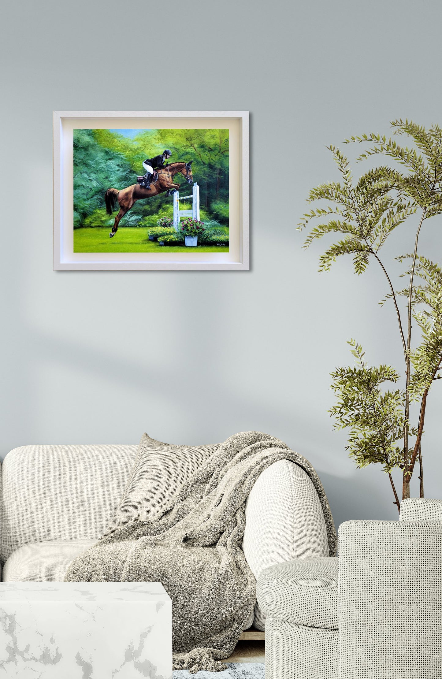 Leap of Triumph - Equestrian Art