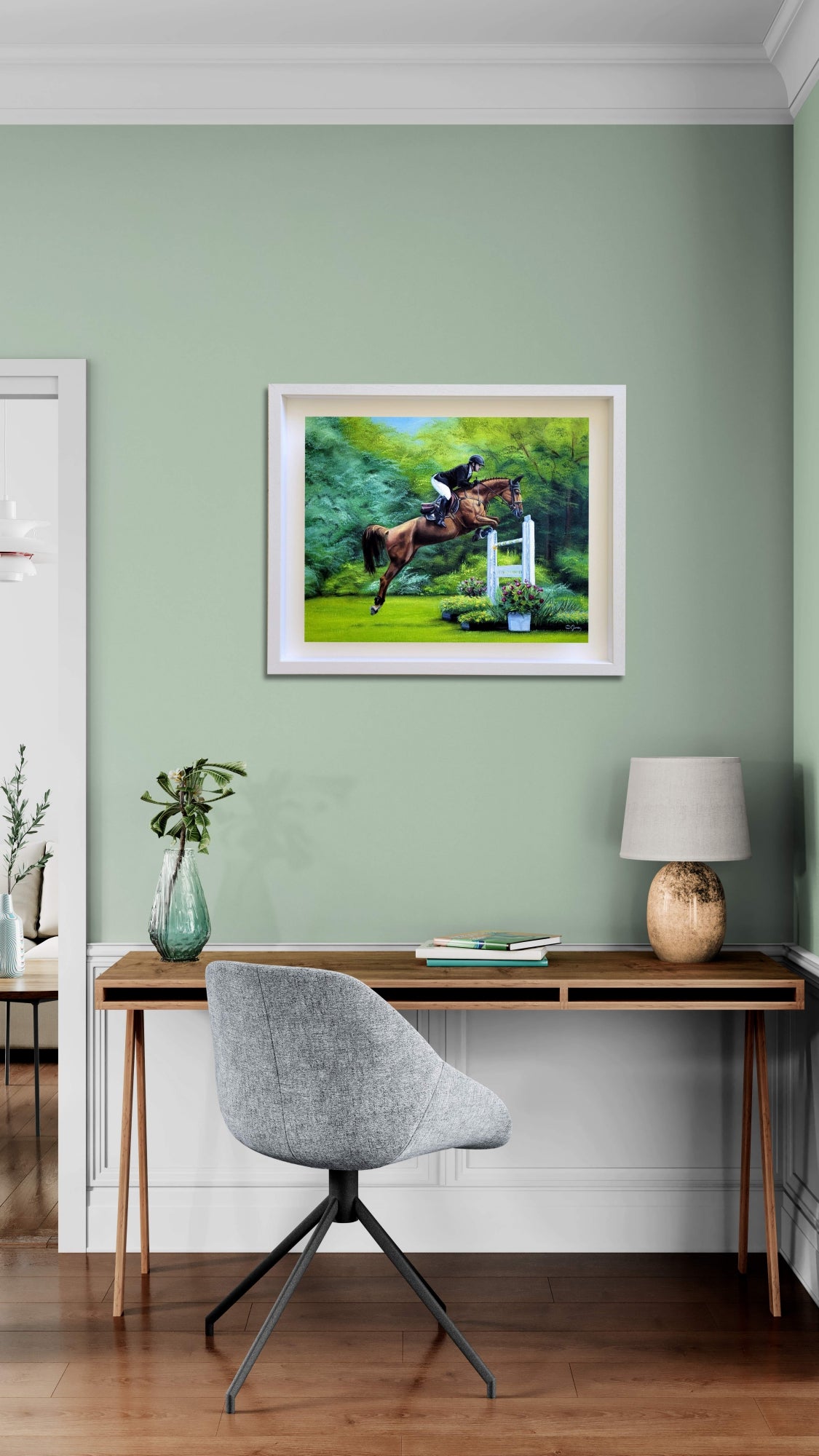 Leap of Triumph - Equestrian Art