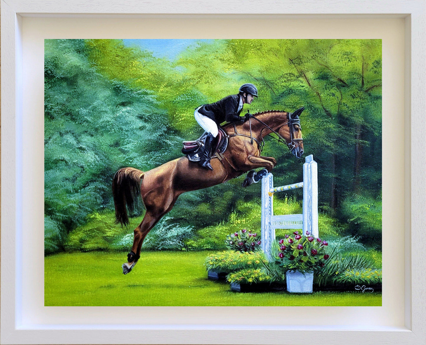 Leap of Triumph - Equestrian Art