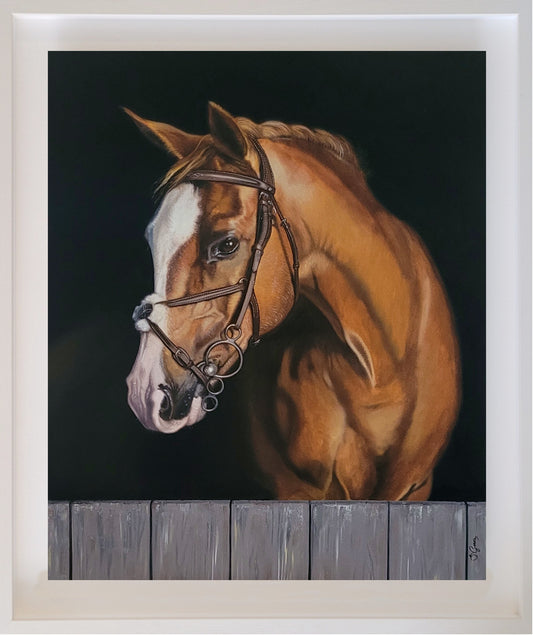 Noble Watcher - Horse Painting