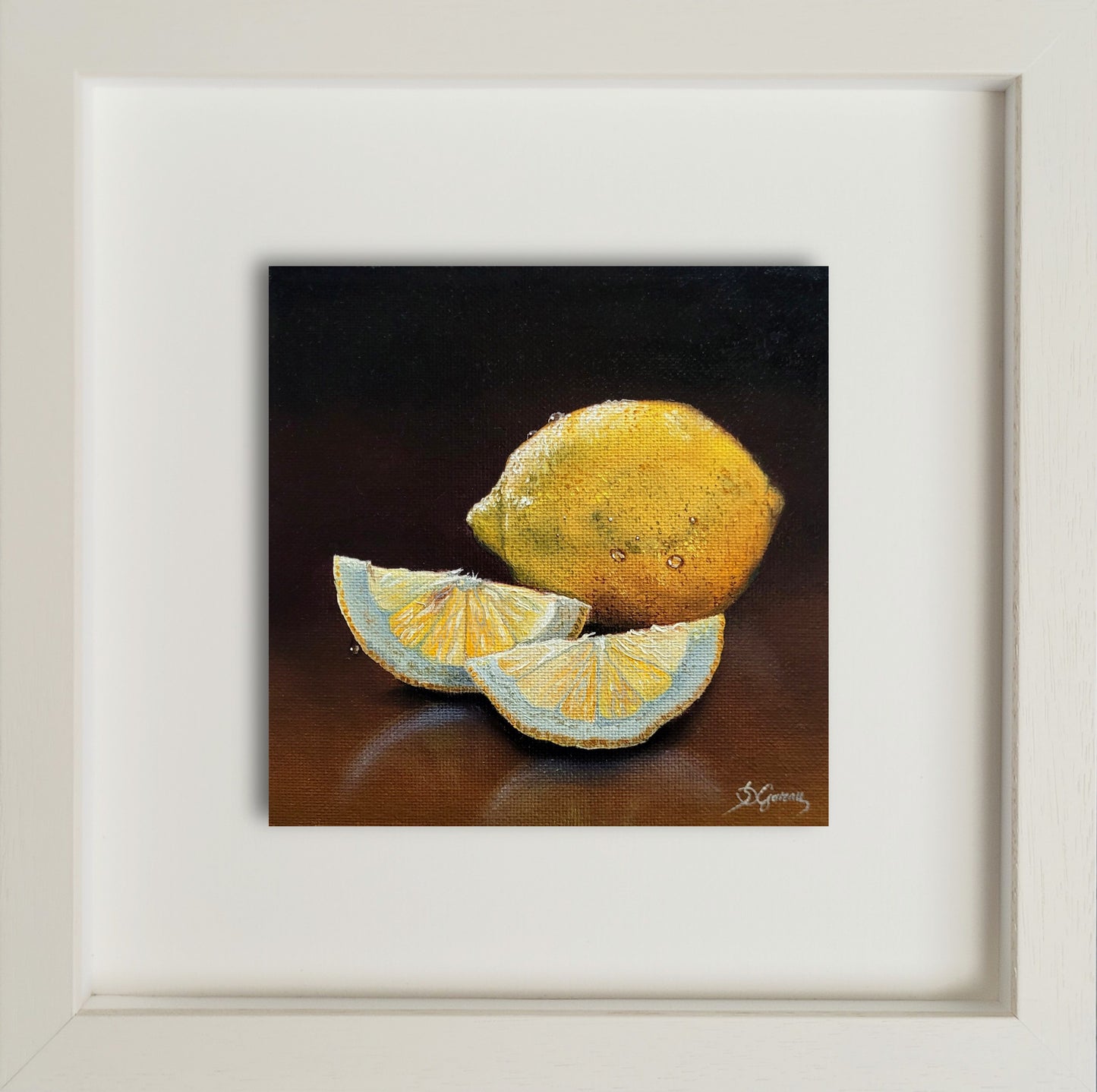 Zest & Light: The Lemon | Original Lemon Still Life Oil Painting