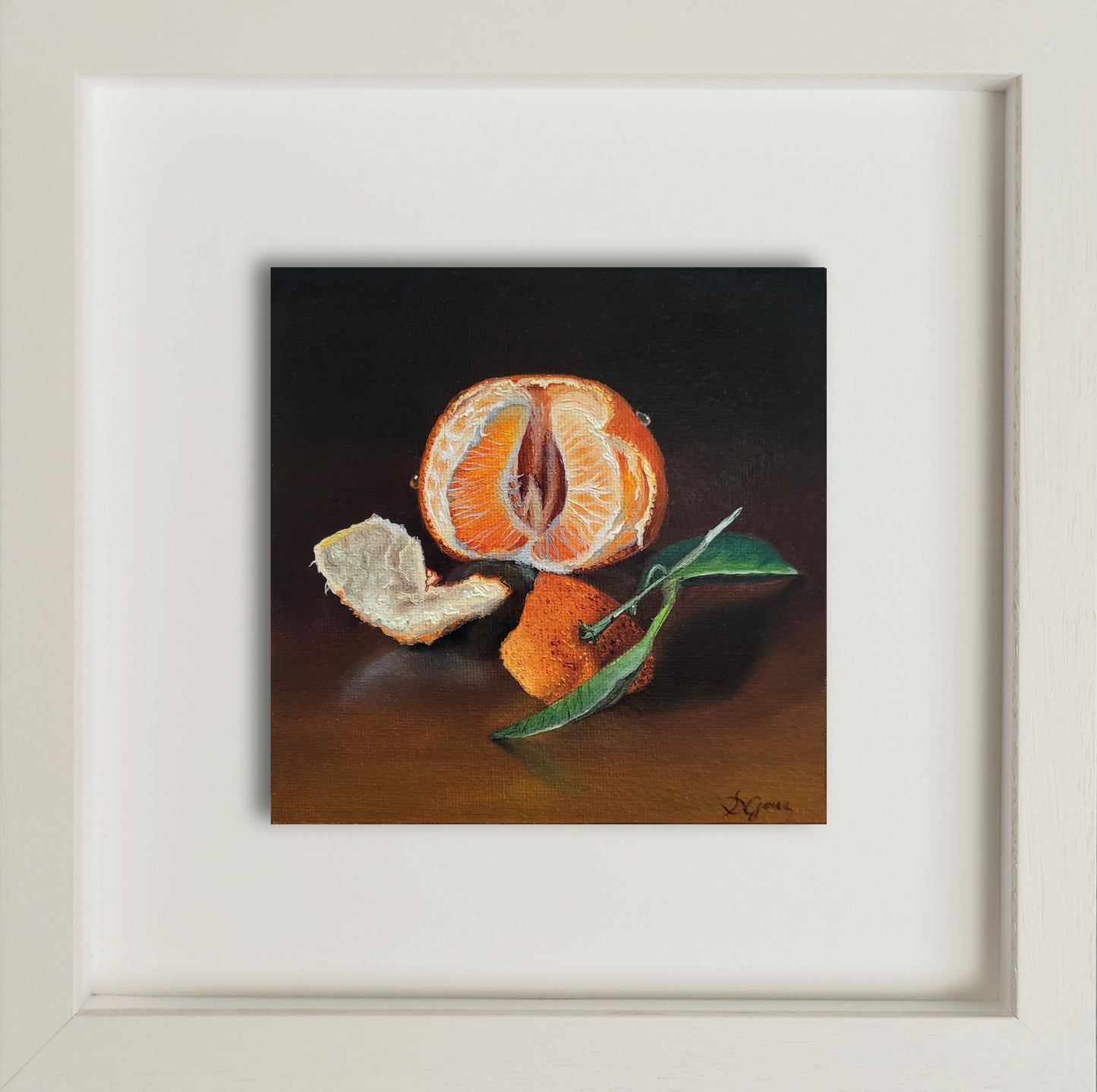 Zest & Light: The Orange | Original Orange Still Life Oil Painting