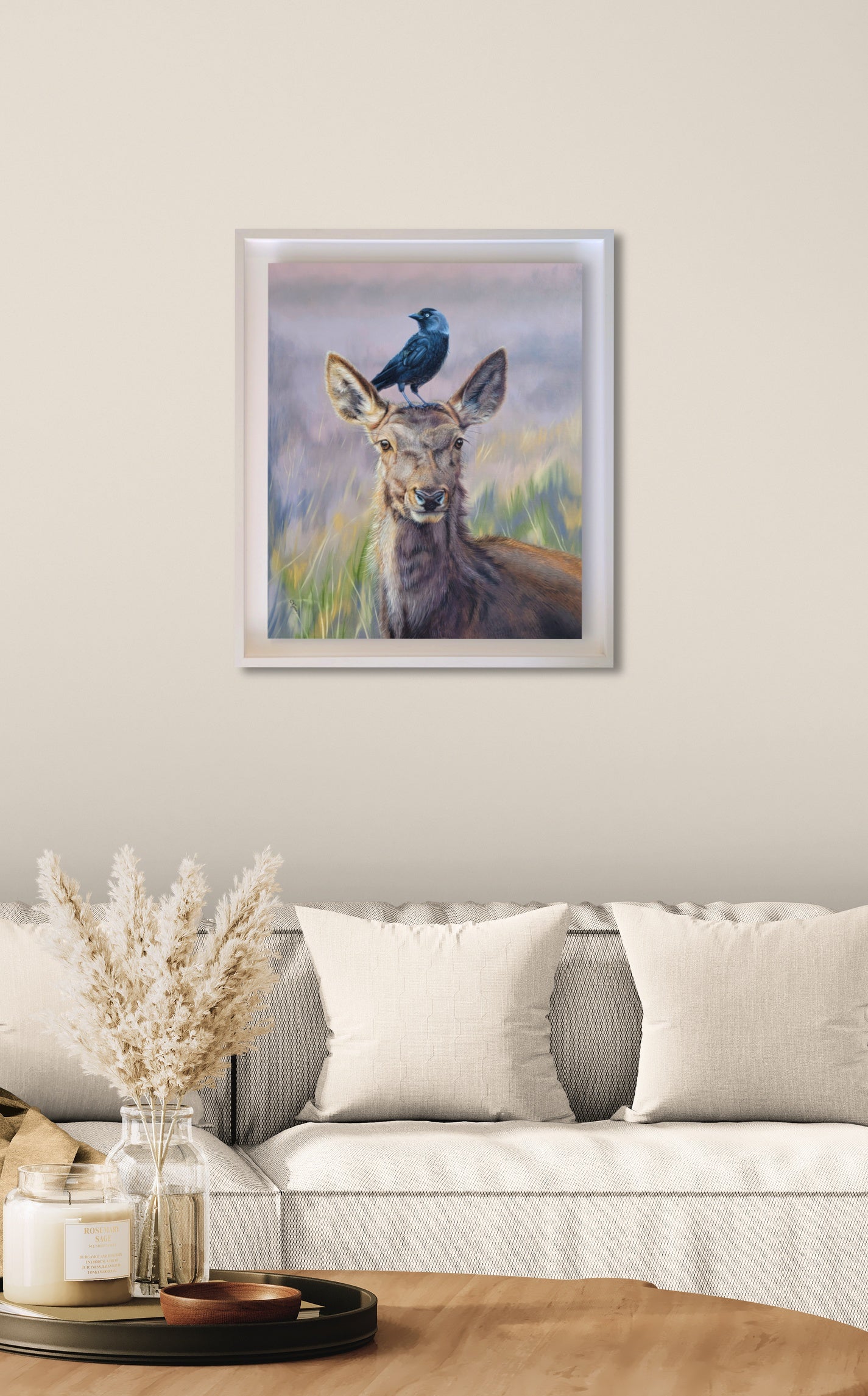 Symbiosis: The Beautiful Arrangement of Need | Original Red Deer Oil Painting