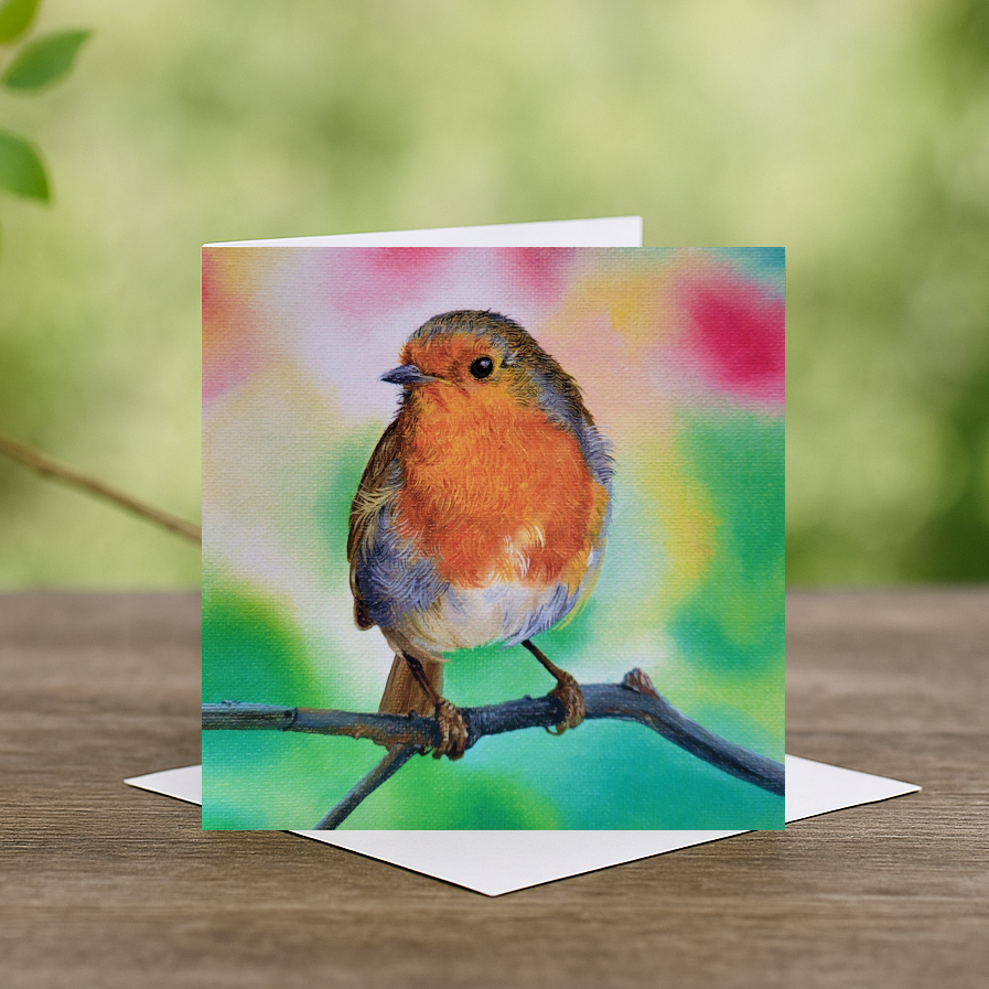 Redbreast Robin - Greeting Card