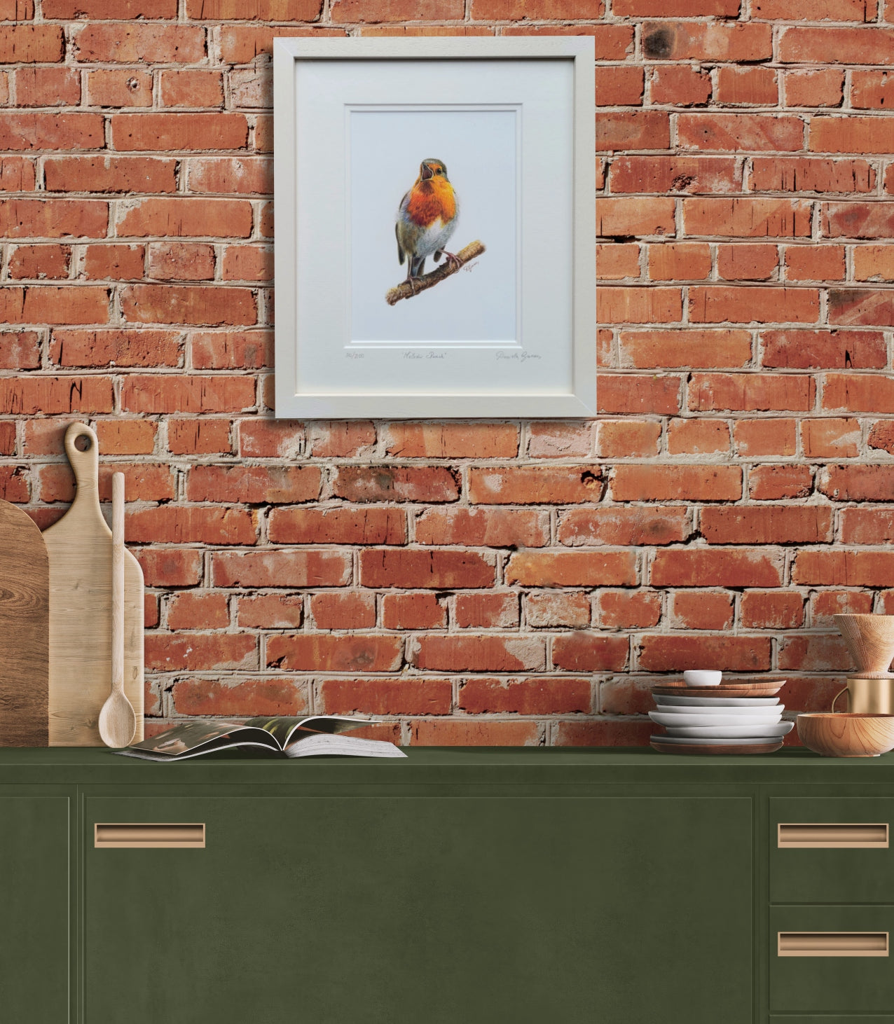 Melodic Perch: The Redbreast Robin - Limited Edition Print