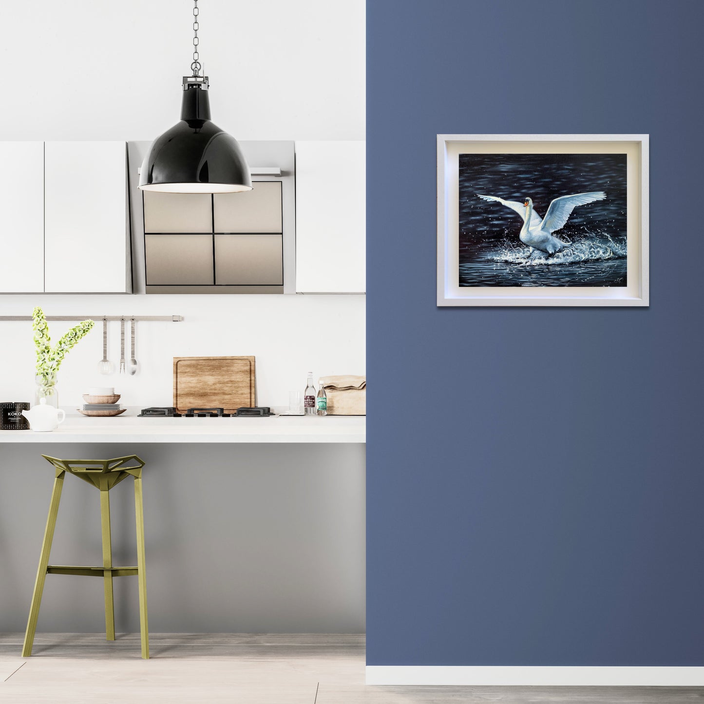 Splashing Grace: The Swan