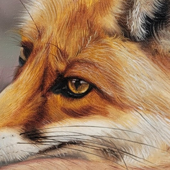 Fox Painting - Between Then and Now